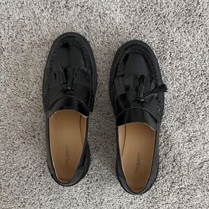 Tony Bianco Women's Black Tassel Loafers